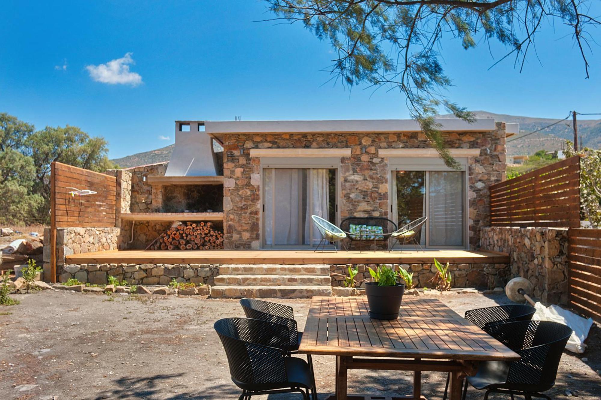 Mekia'S Beach House Livadia  エクステリア 写真
